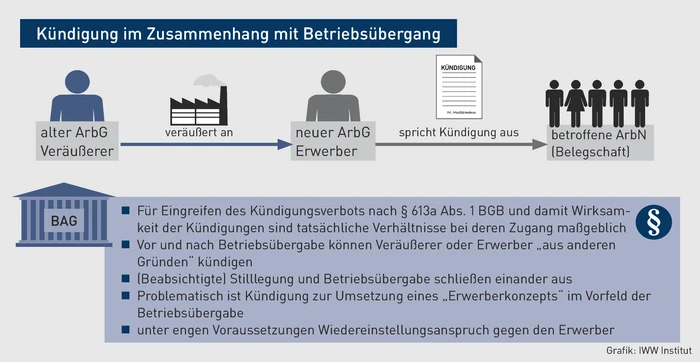 AA-08.2022_Grafik_K&uuml;ndigung im Zusammenhang mit Betriebs&uuml;bergang.eps (&copy; IWW Institut)